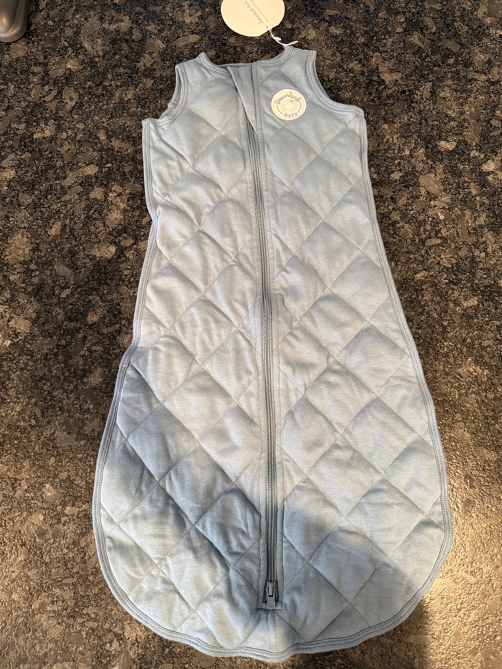 Dreamland Weighted Quilted Baby Sleep Sack - Blue 6-12M